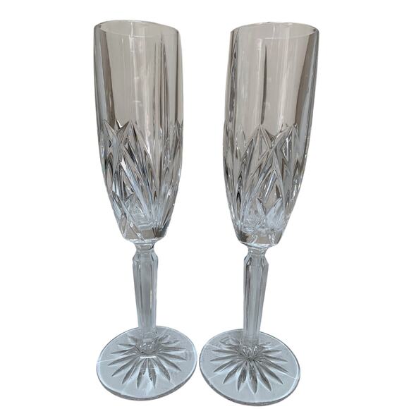 Waterford Other - Beautiful Marquis By Waterford Crystal Champagne Flutes Set of 2